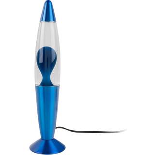 Leitmotiv Funky Rocket Lava bordlampe Ø8,6cm blå