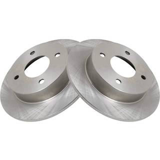 TRQ BACK Brake Pad & Rotor Kit Brake Pads Brake Rotor Ceramic Compatible med 1991-2001 Infiniti G20 1993-2001 Nissan Altima 2000-2001 Sentra