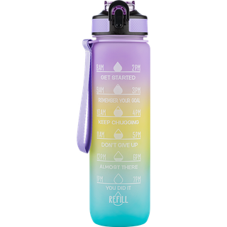 Beauty Rebels Motivational Water Bottle 1 L Daylight