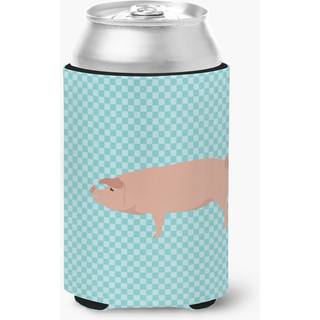 """" Caroline's Treasures American Landrace Pig Blue Check Decorative kan kramme multicolor """"