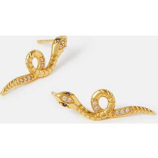 Accessorize 14ct Snake Stud Earringsen