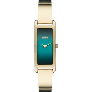 STORM 47546/GD/T Laila Gold Teal Bangle/Bracelet Watch - W87398