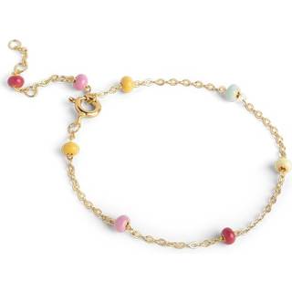 Enamel - Lola Bold RAINBOW armbånd i forgyldt sølv