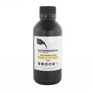 3DE Premium Resin - Water Washable - Cyber Yellow - 0.5 kg