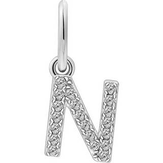 XENOX Charm - N Letter - XS10450W/N - silber