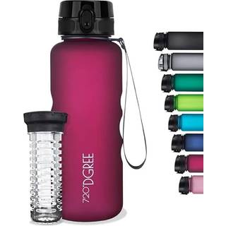 720Dgree Sipper Water Bottle 1,5 liter med Fruit Infuser | BPA BPS gratis | Tritan | För vuxna & barn | För träning i Sports Gym Office | Överdri