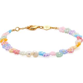 ANNI LU Fleur Armbånd 18 kt. Forgyldt Messing 251-10-26 - Dame - Brass