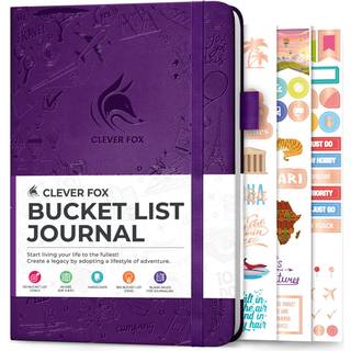 Clever Fox Bucket List Journal - Inspirerende Bucket List & Travel Book for Memories & Adventures - Motivational Bucket List Notebook til personl