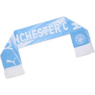 PUMA Manchester City Essentials Scarf, Men, Light Blue/White, OSFA