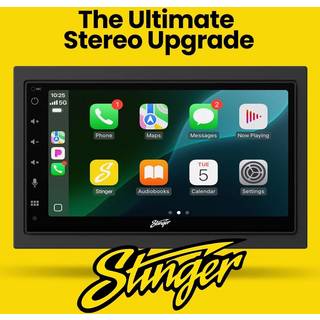 Stinger 6,8" skærm med trådløs Carplay/Android Auto