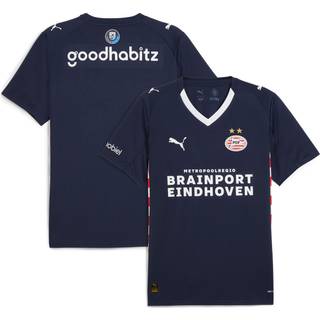 Men&#39;s Puma PSV Eindhoven 25/26 Away Jersey, Blue, Size 3XL, Sport - White - 3XL