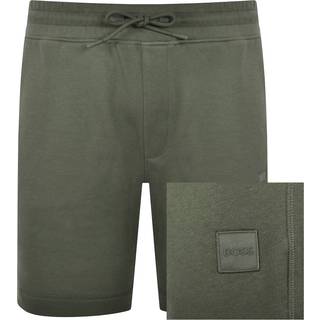 Relaxed fit shorts i bomuldsfrotté med logobadge