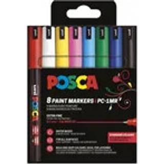 POSCA Tusser POSCA PC-1MR 8-sæt - Flerfarvet