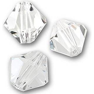 50stcs ADABELE ?strigske 8mm facetterede bicone krystalperler krystalklar kompatibel med swarovski krystaller preciosa 5301/5328 SSB801