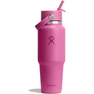 Hydro Flask Wide Flex Straw Travel Bottle Drikkeflaske størrelse 946 ml farve pink