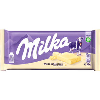Milka Hvid Schokolade 90 g.