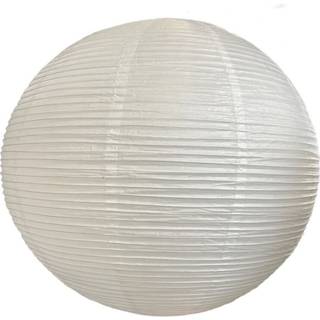 Rispapirlampe hvid Ø.60 cm