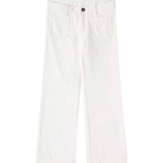 Bonpoint Junon flared cotton pants - white - Y 4