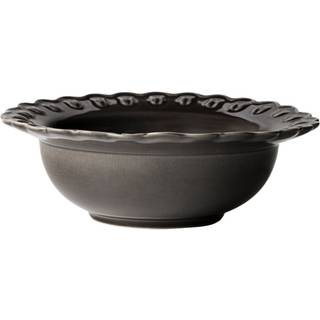 Potteryjo Tulipa Skål 17 Cm 2-pak - Morgenmadsskåle Stentøj Almost Black - 025510-V2440