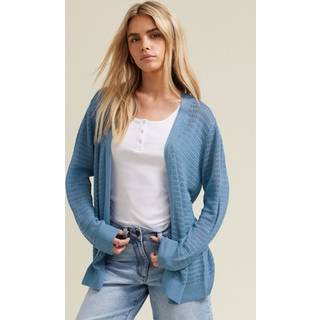 M & Co M & Co Blue Petite Edge to Edge Cardigan