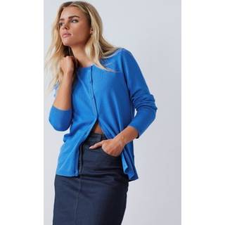 M & Co M & Co Blue Button Up Cardigan