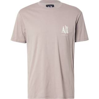 Armani Exchange Logo T Shirt Driftwood
