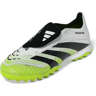 Predator League-støvler med foldbar pløs til blødt underlag - Cloud White / Core Black / Lucid Lemon - 43 1/3