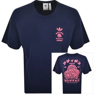 adidas Originals Japan Florals T Shirt Indigo
