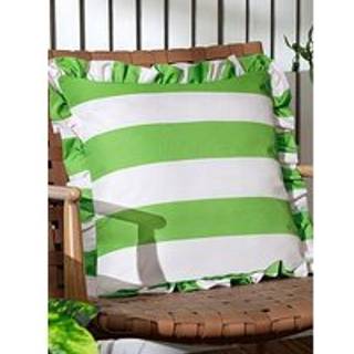 Furn Furn Green Palm Royale Stripe Outdoor Polyester Cushion
