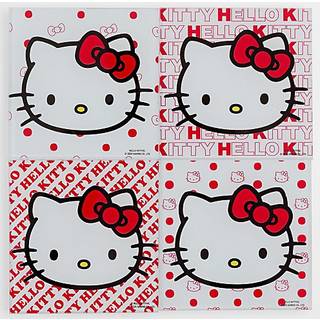 Sanrio Hello Kitty rd sljfe glasbrikker | St med 4