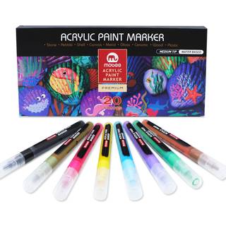 Mobee - Akryltusch Medium Tip 20-Pak