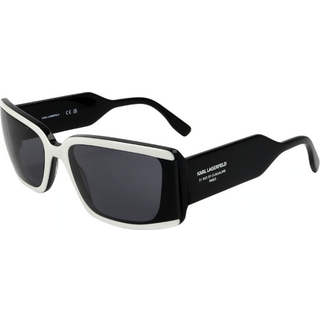 Karl Lagerfeld Unisex KL6106S 6 Solbriller Plast Sort Grå Pillow Normal