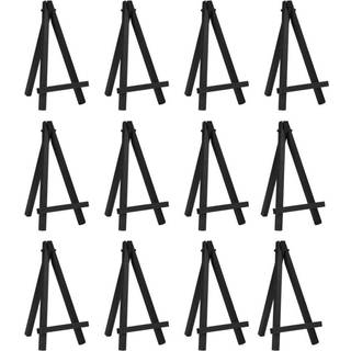 Eboot 12 stykker 6.25 tommer mini tr? display -staffeli sort