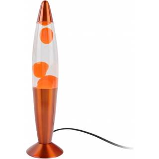 Leitmotiv Funky Rocket Lava bordlampe Ø8,6cm orange