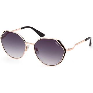 Guess Kvinde GU7842 28B Solbriller Metal Guld Grå Geometrisk Normal Skygge