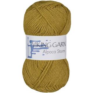 Viking Alpaca Storm 536 Grøn Indhold: 40% Superfin alpaca, 40% Merino uld, 20% Nylon Vægt/længde: 50 g = ca. 133 meter Anbefalede pinde: 4.00 mm Strikkefasthed: 10 x 10 cm = 22 m Vask: Ekstra skånsom maskinvak, max 30°C / Tørres fladt.