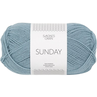 Sunday garn fra Sandnes Garn - Isblå