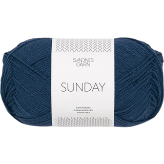 Sunday garn fra Sandnes Garn - Mørk blå