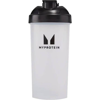 Myprotein Plastic Shaker – Klar/sort - Sort