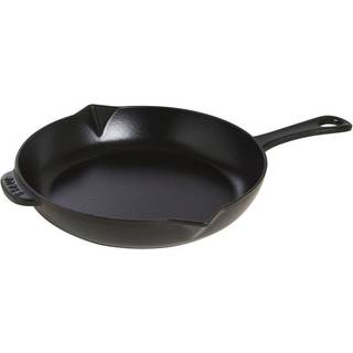 Staub Pander Stegepande 26 cm, Støbejern, Sort