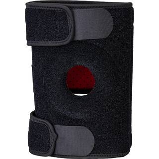 Åben patella knæstøtte - Sort