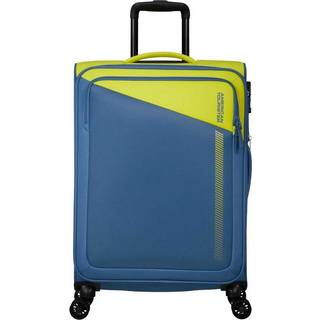 American Tourister Daring Dash 66.5 cm - Mellem Ekspanderbar Lime/Coronet, Mellem kuffert
