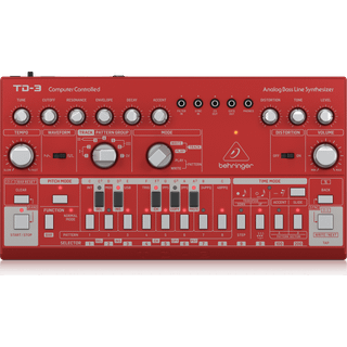 Behringer TD-3 Synthesizer Transparent Red