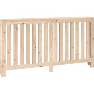 Radiatorskjuler 79,5X19X84 Cm Massivt Fyrretræ - Naturfarvet / 153 x 19 x 84 cm