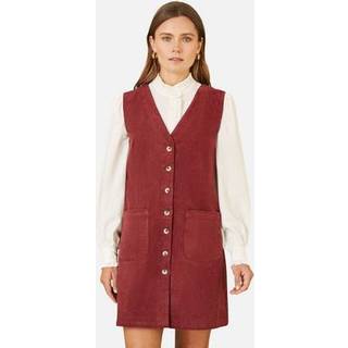 Yumi Yumi Fløjl Knapper Spenrkjole Med Lommer - EU 44 (UK 16)