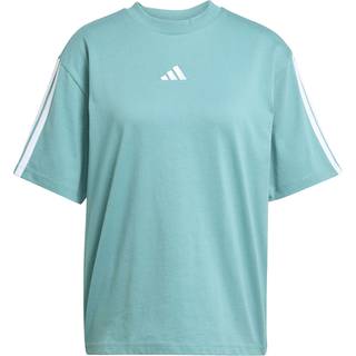 adidas adidas Green Essentials 3-Stripes Boyfriend 100% Cotton T-Shirt