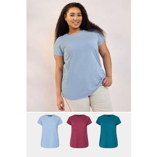 Yours Curve Core T-shirt 3 Pakke44