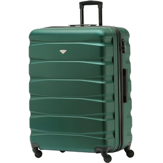 Flight Knight Flight Knight Large Hardcase Lightweight Check In Suitcase With 4 Wheels