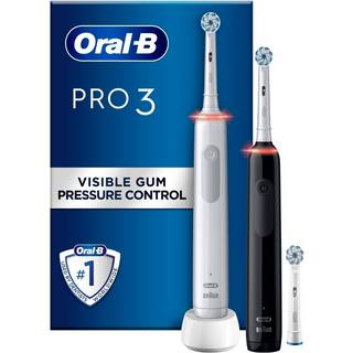 Oral B Pro 3 3900 Sensitive Clean DUO El-tandbørster 2 stk.