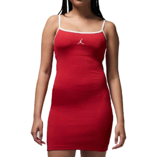 Tætsiddende Jordan-tanktopkjole til kvinder - rød - M (EU 40-42)